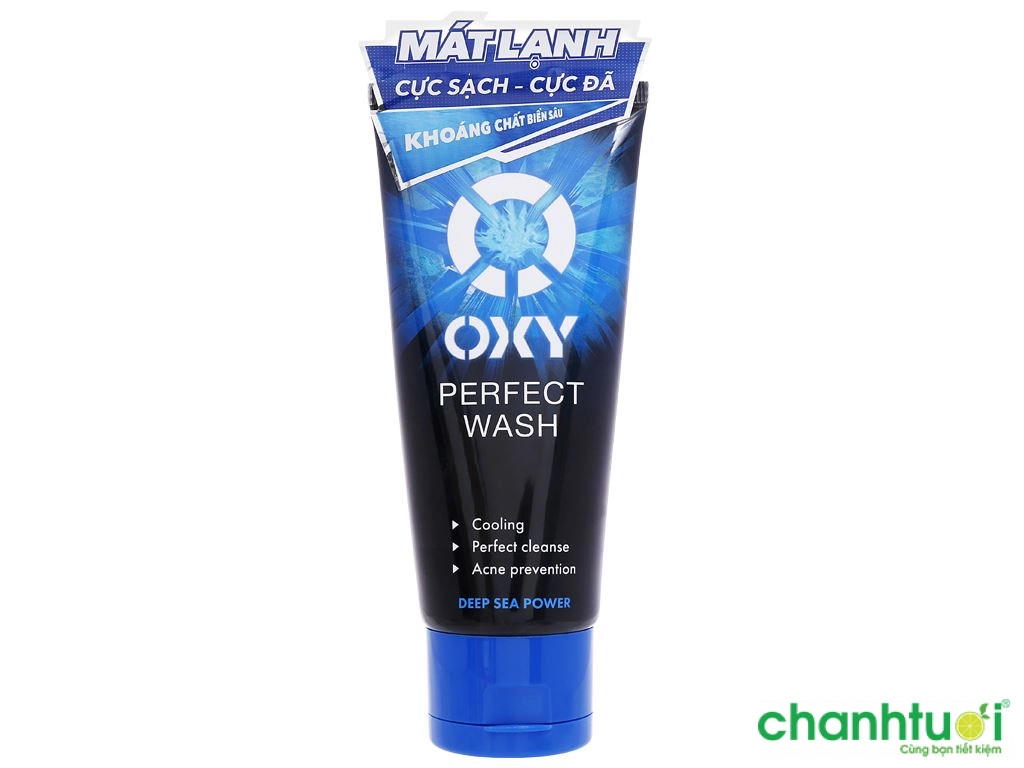 Kem rửa mặt Oxy Perfect Wash sạch bã nhờn ngừa khuẩn mụn 100g 0