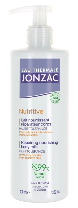 Eau Thermale Jonzac® Eau Thermale Jonzac Eau De Jonzac Nutritive Lait Nourrissant Réparateur Corps Bio
